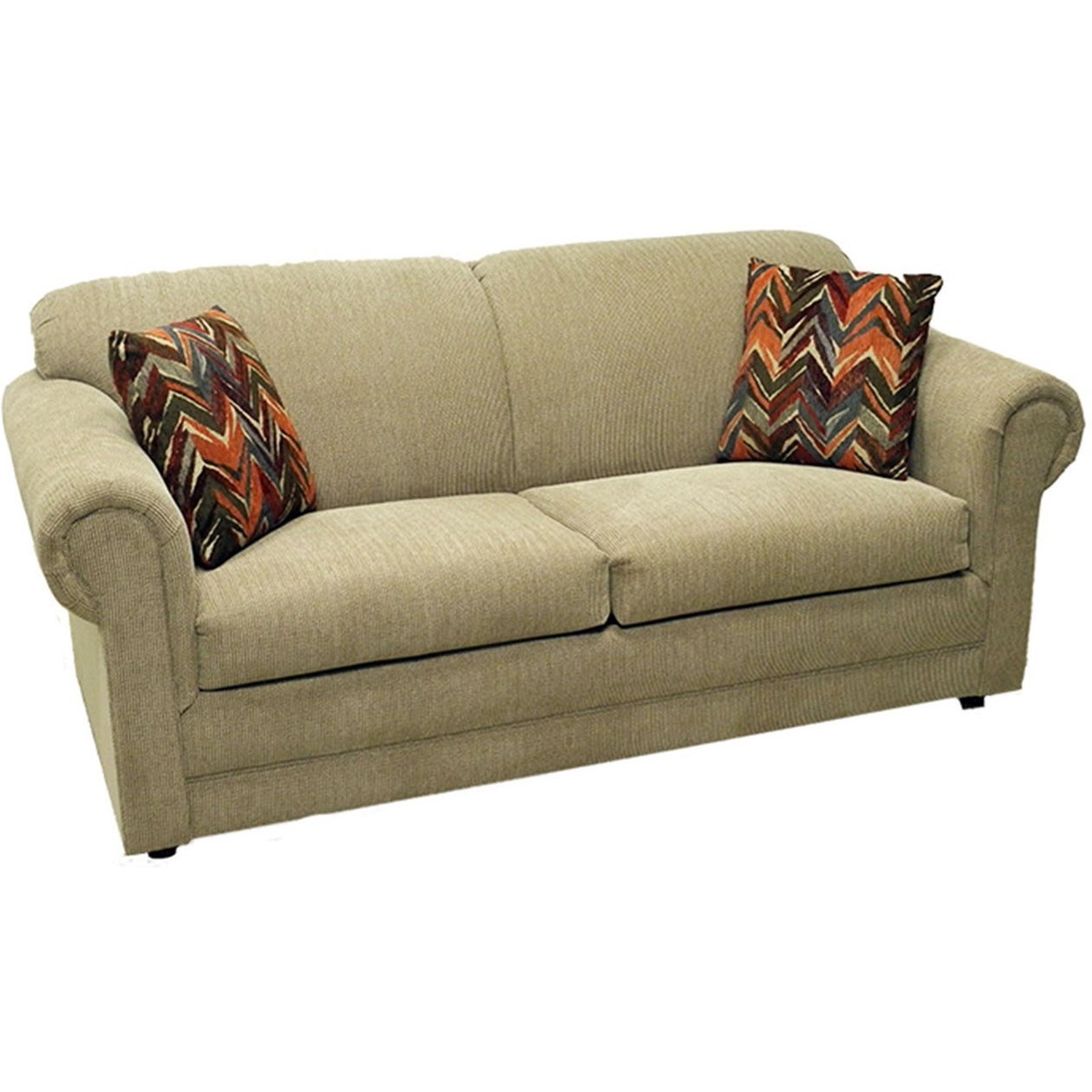 LaCrosse Hayden 99150A Full Sofa Sleeper with Rolled Arms Mueller